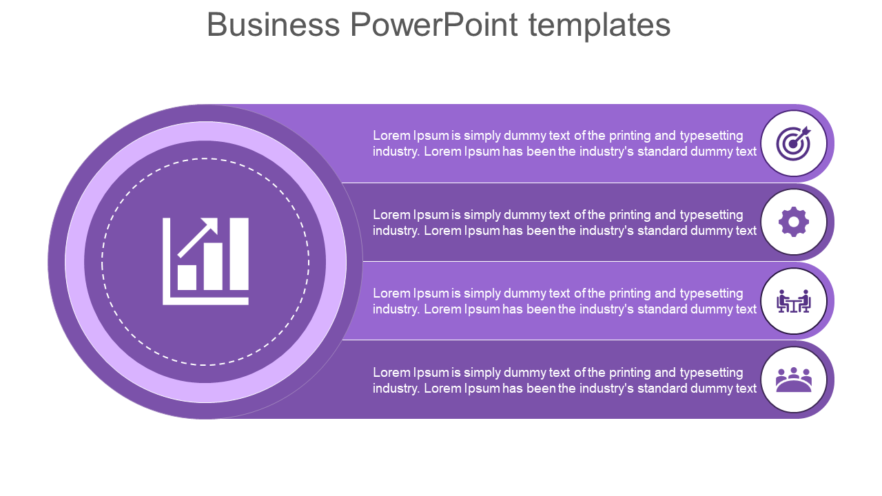 business powerpoint templates-purple